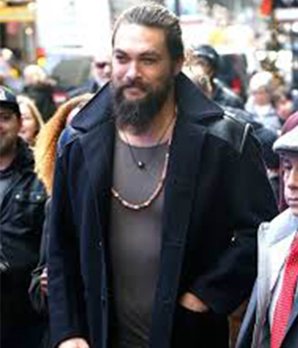 Jason Momoa Black Suede jacket