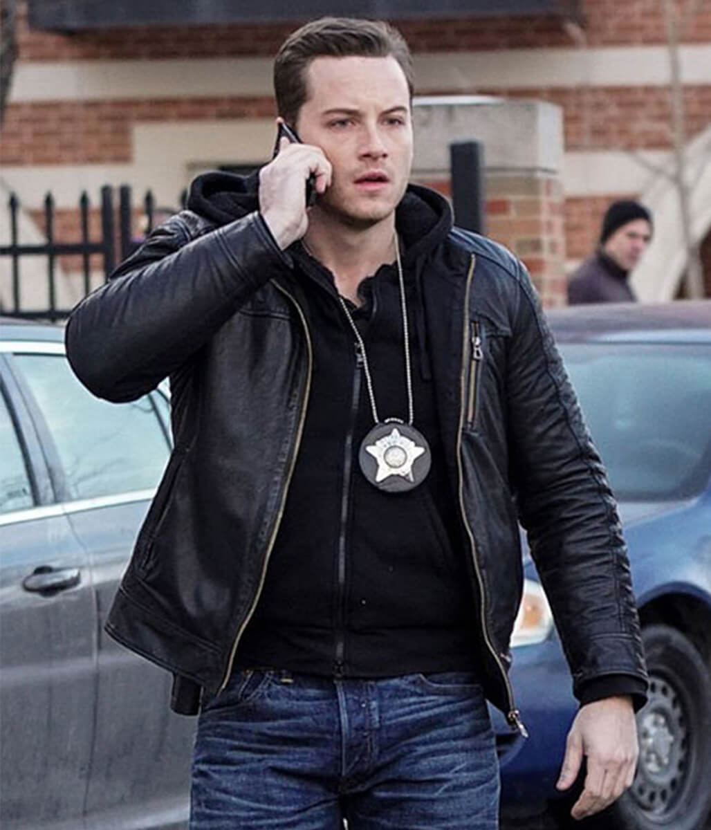 Jay Halstead Chicago P.D Black Leather Jacket