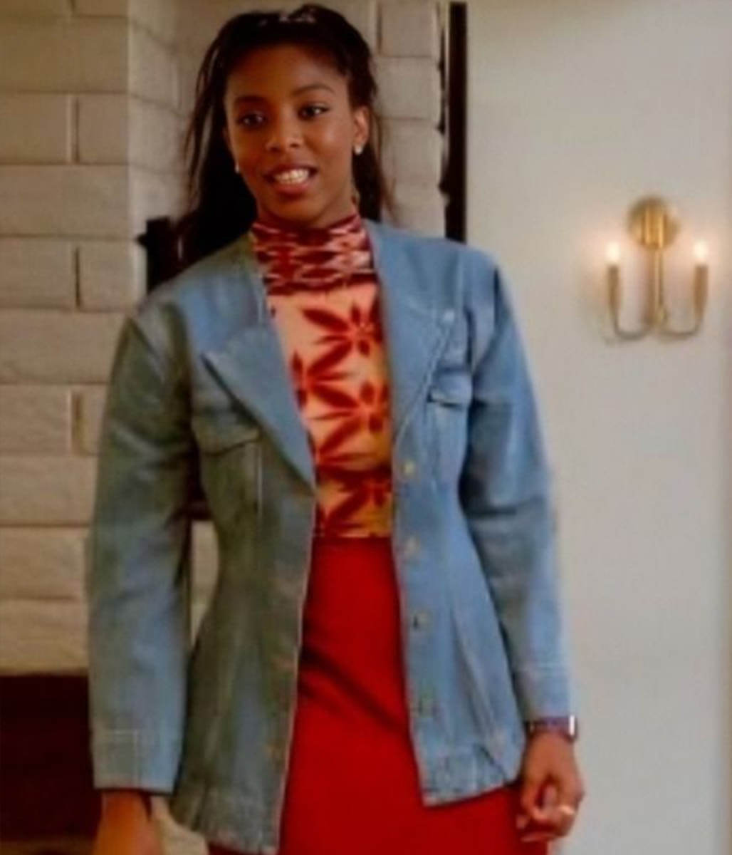 Jessica Williams Shrinking S02 Blue Denim jacket