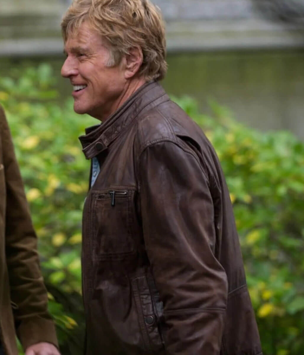 Jim Grant The Company You Keep Brown Leather Jacket