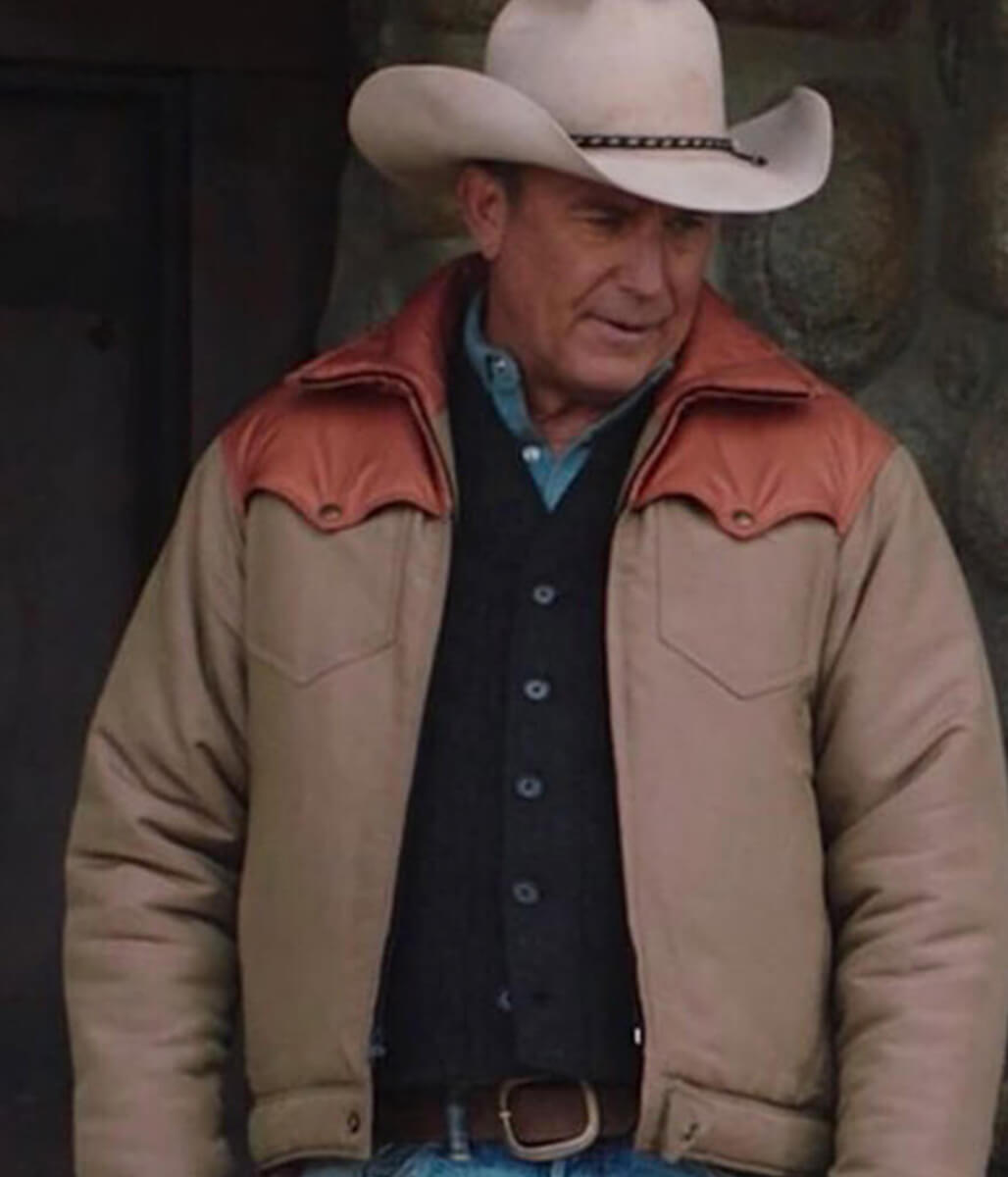 John Dutton Yellowstone Beige Cotton Jacket