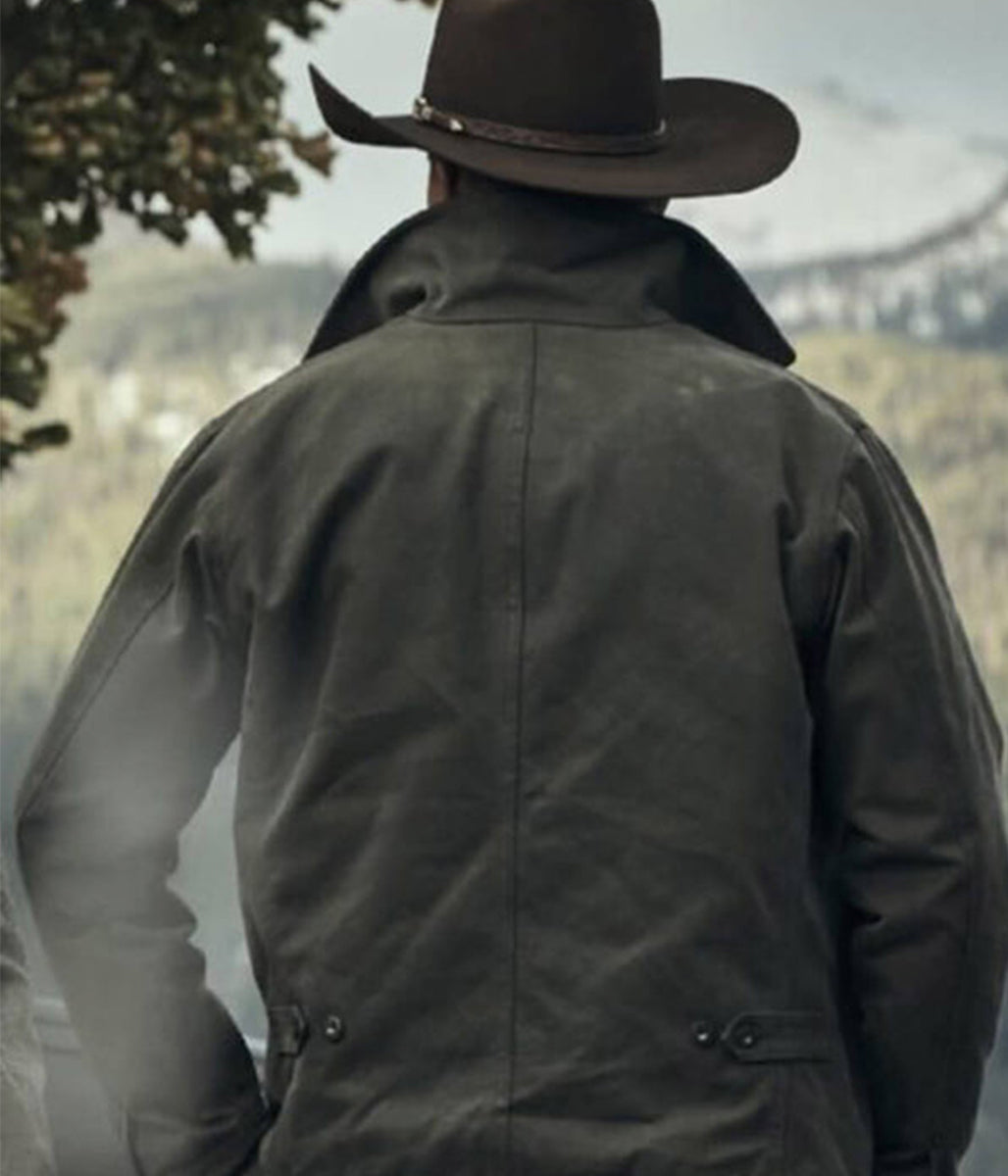 John Dutton Yellowstone Grey Cotton Jacket