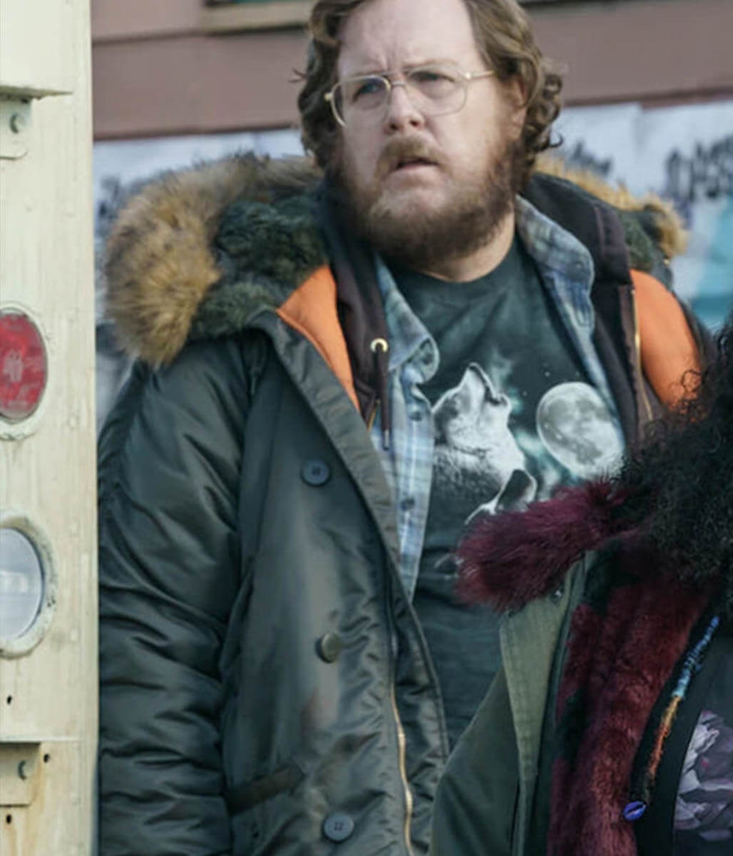 John Economos Peacemaker Green Hooded Jacket