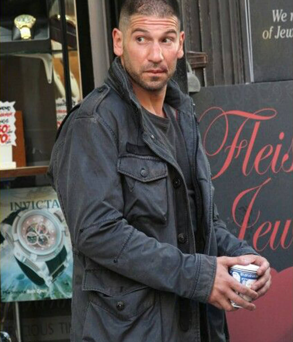 Jon Bernthal Black Cotton Jacket