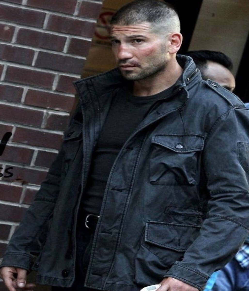 Jon Bernthal Black Cotton Jacket
