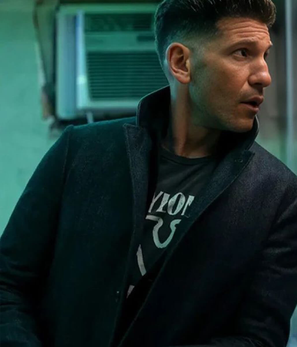 Jon Bernthal The Accountant 2 2025 Black Wool Jacket