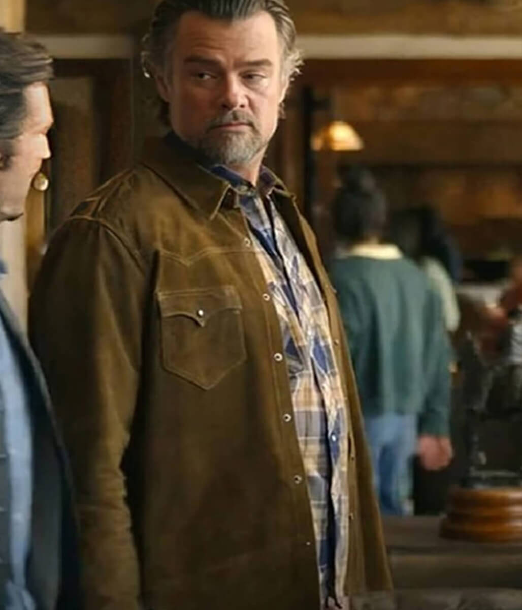Josh Duhamel Ransom Canyon 2025 Brown Suede Jacket
