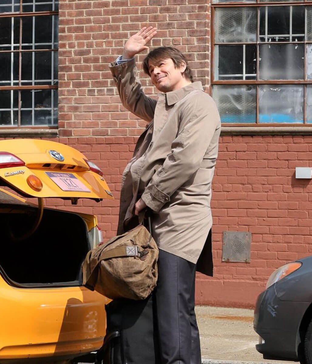 Josh Hartnett Beige Cotton Trench Coat
