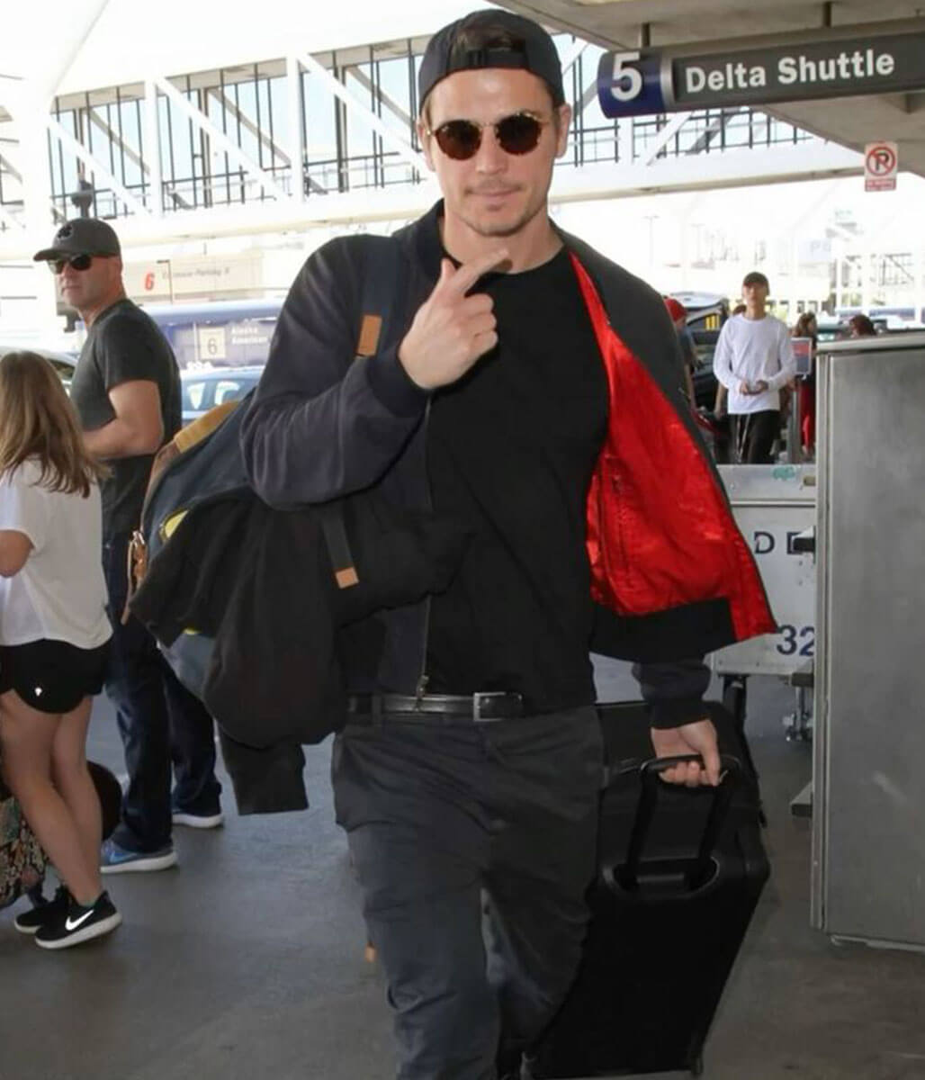 Josh Hartnett Black Suede Leather Jacket