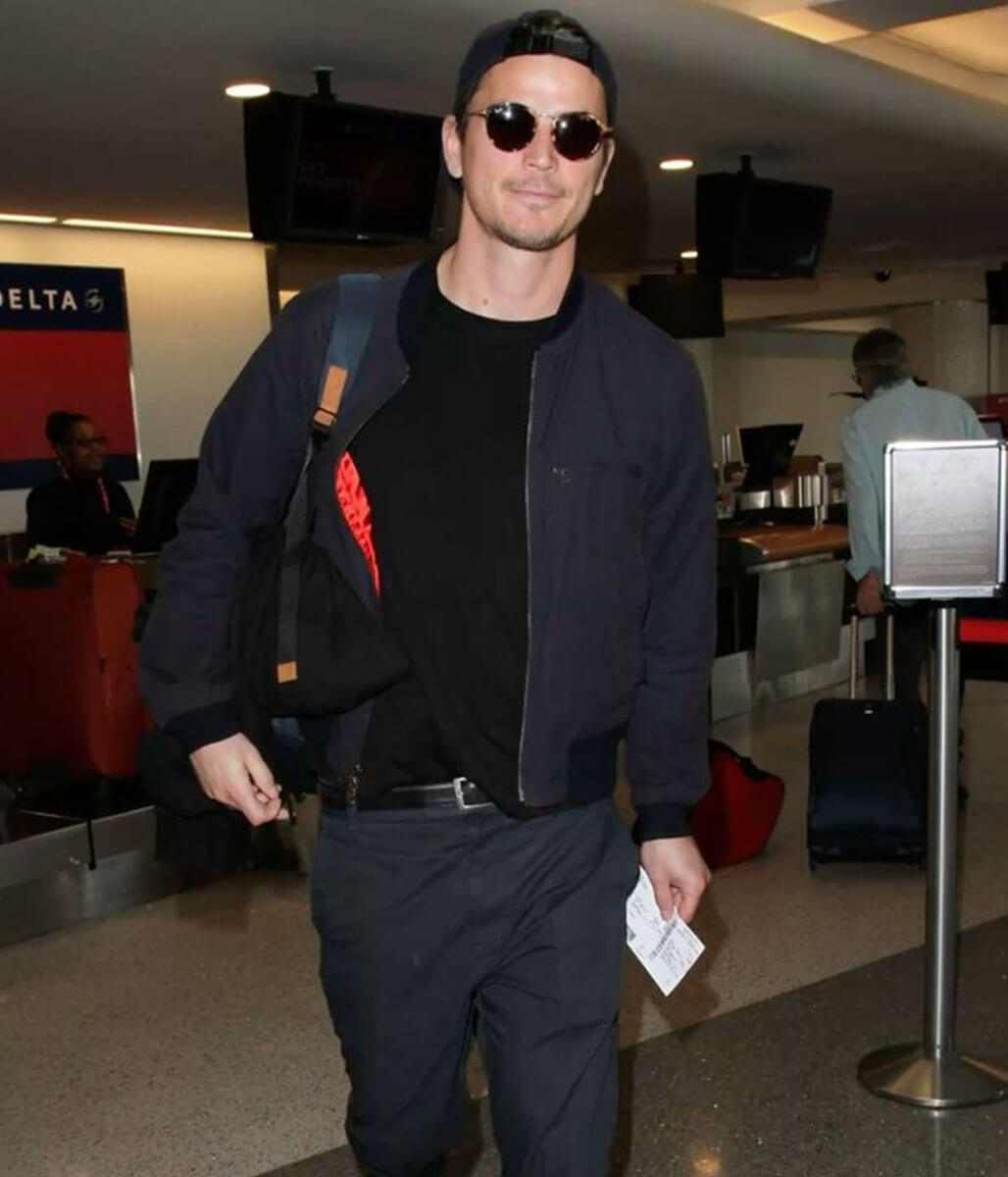Josh Hartnett Black Suede Leather Jacket