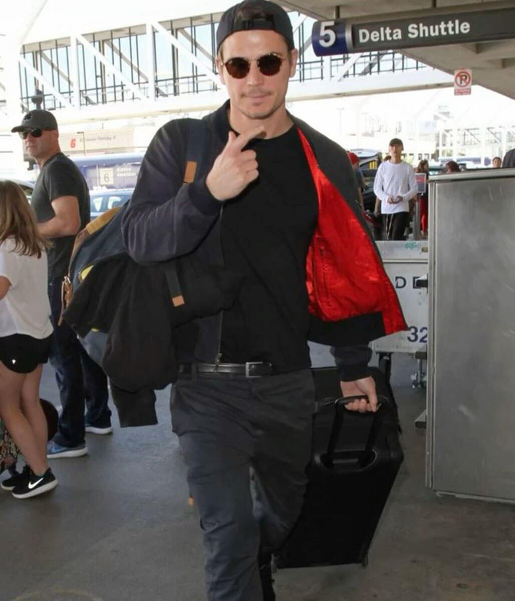 Josh Hartnett Black Suede Leather Jacket