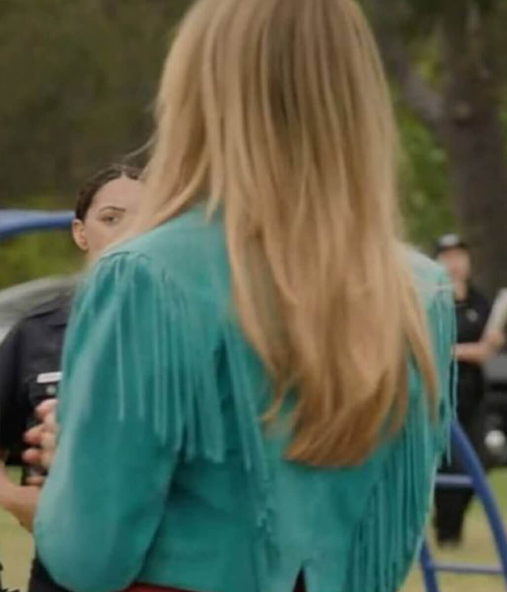 Kaitlin Olson Morgan High Potential Fringe Jacket