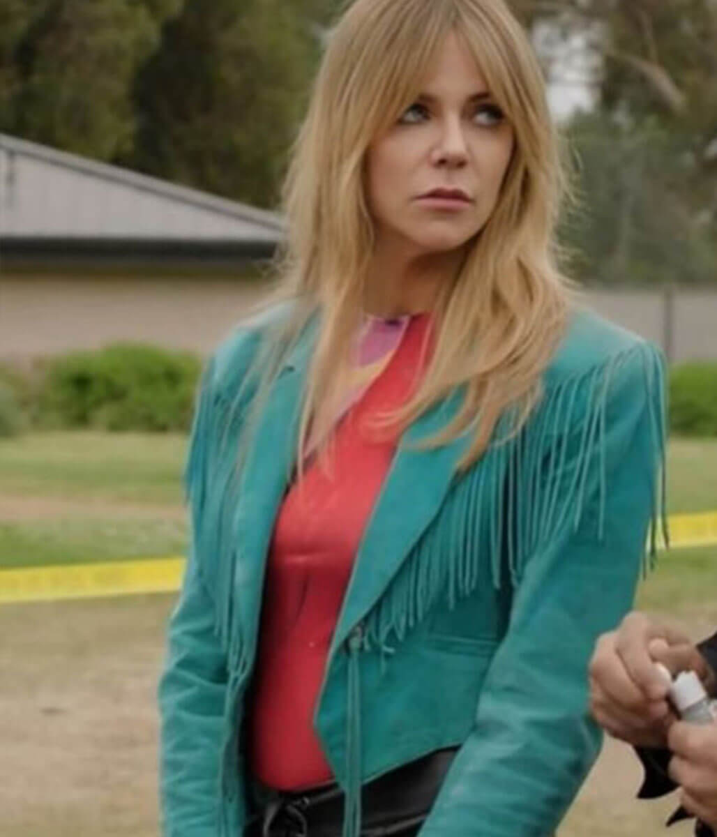 Kaitlin Olson Morgan High Potential Fringe Jacket