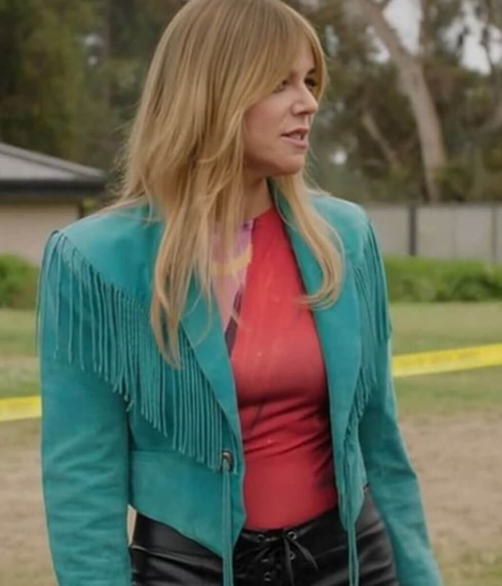 Kaitlin Olson Morgan High Potential Fringe Jacket