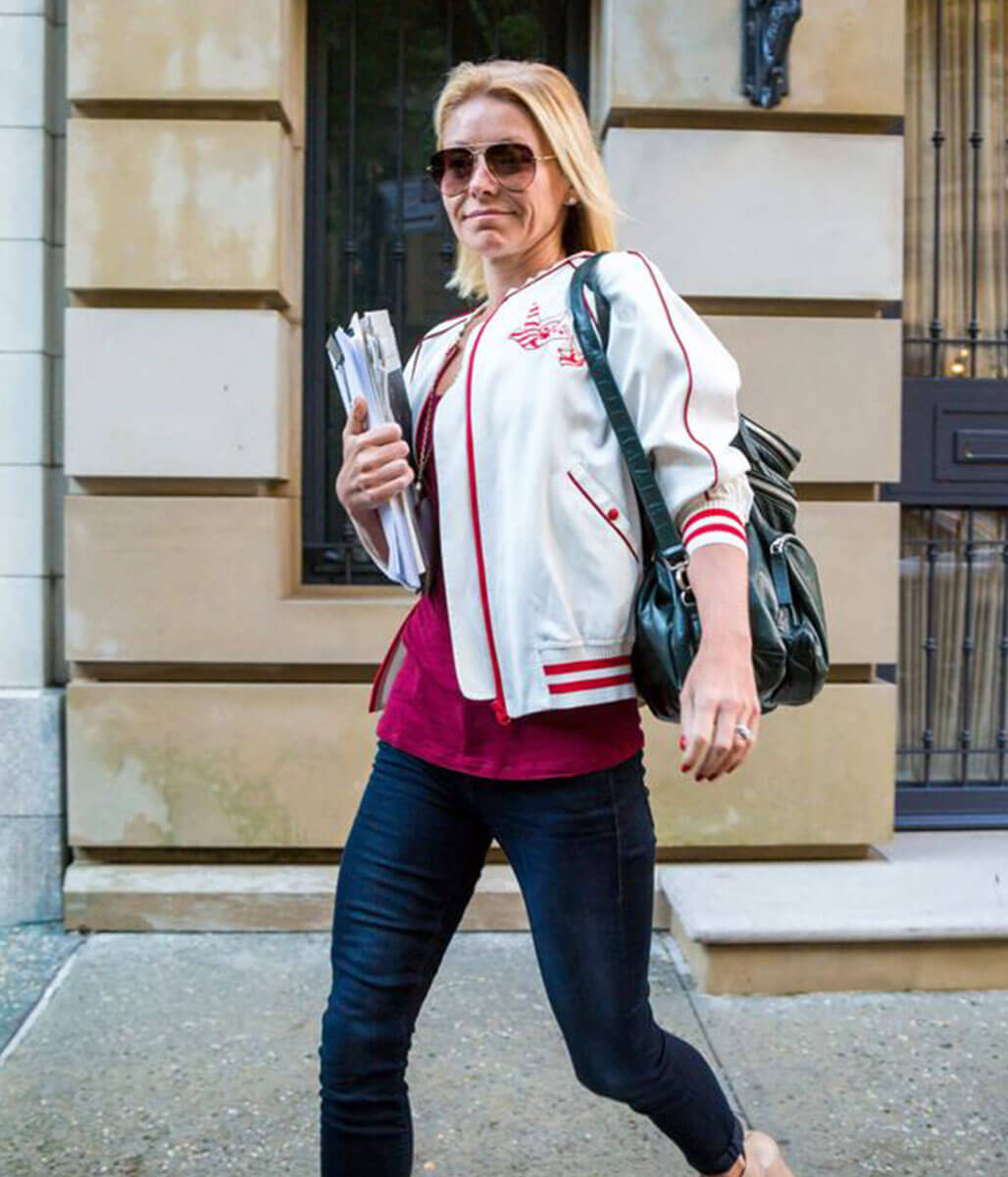 Kelly Ripa White Jacket