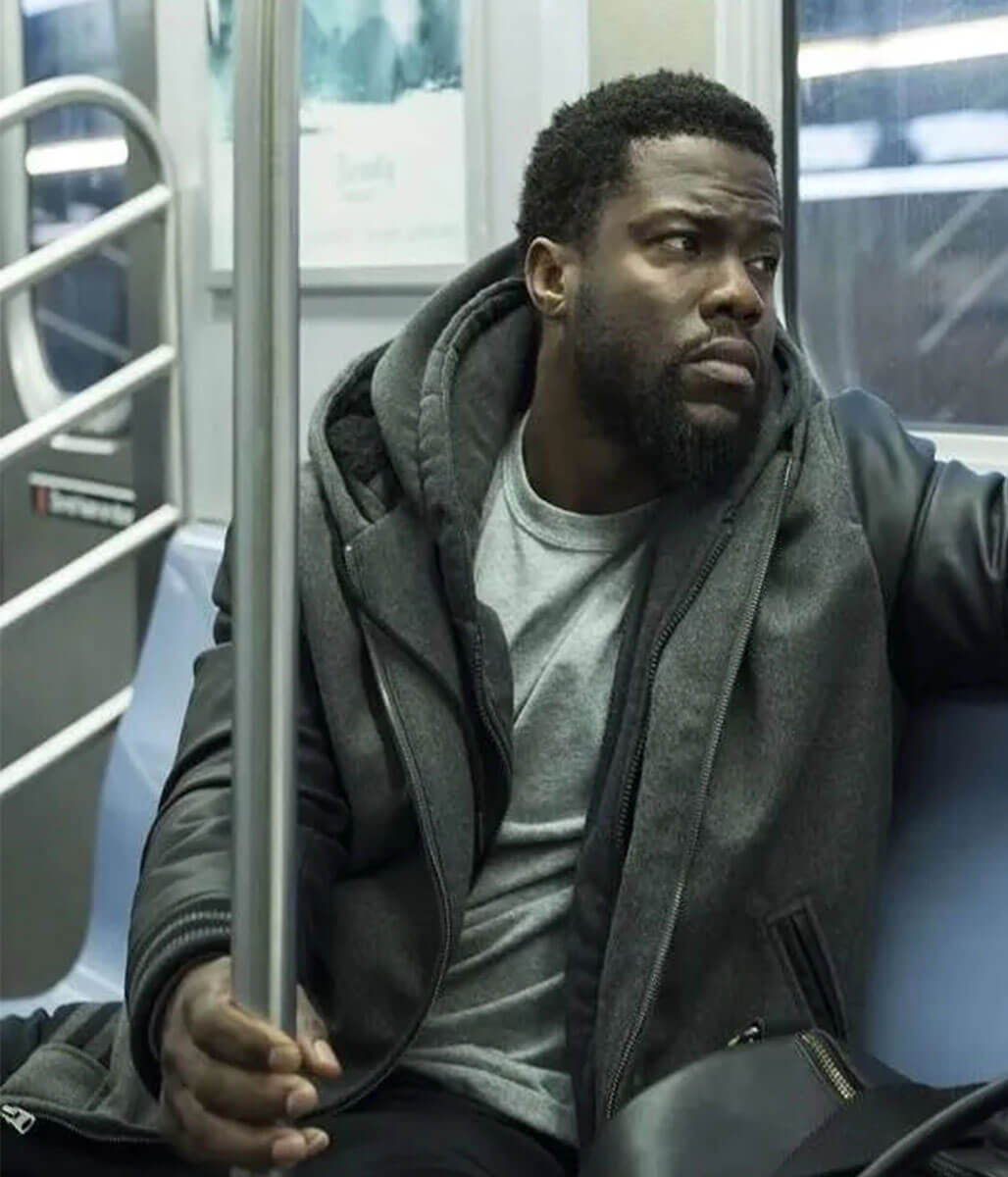 Kevin Hart Lift 2024 Black Hooded Jacket