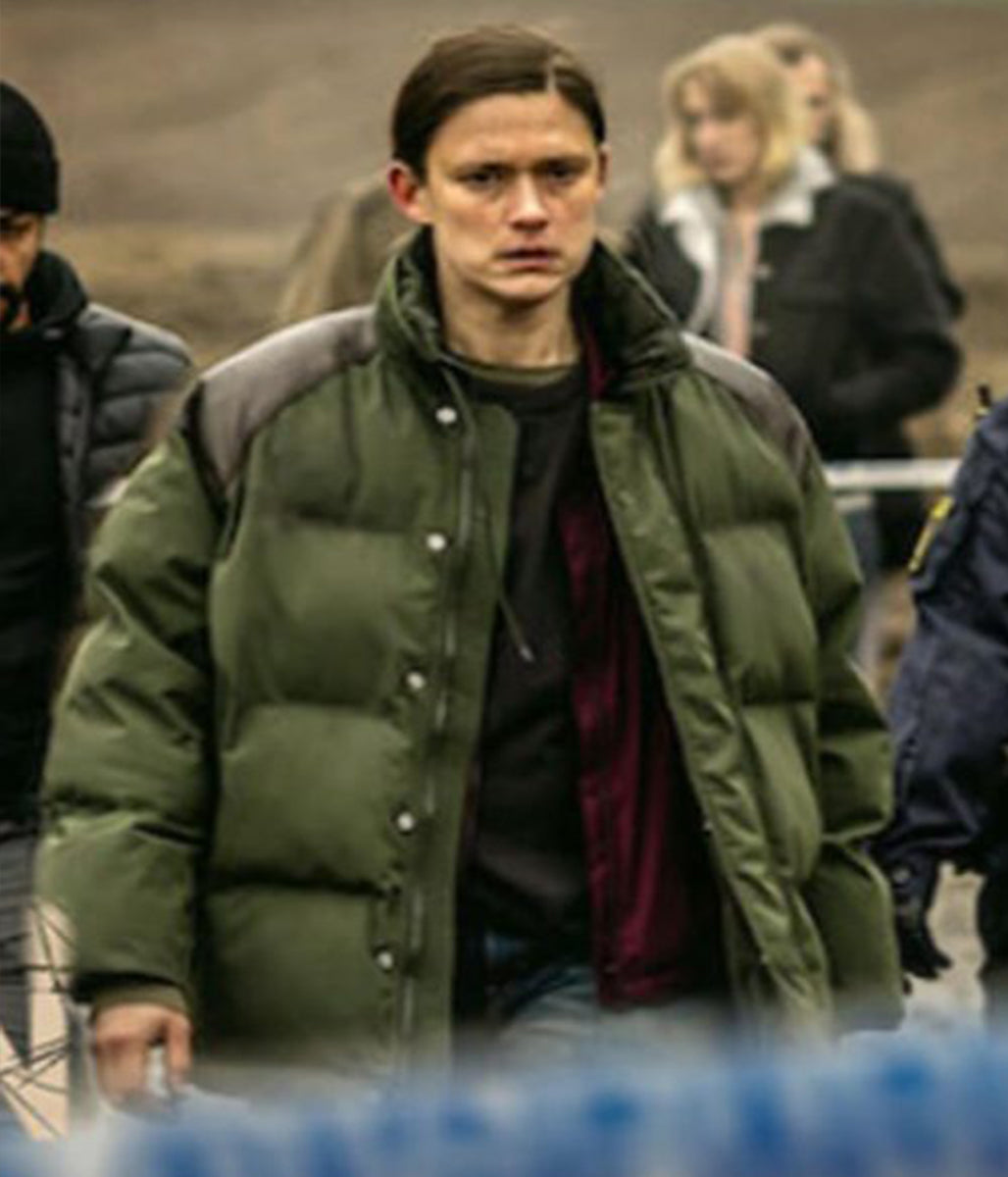 Krista Kosonen Land of Sin 2026 Green Puffer Jacket