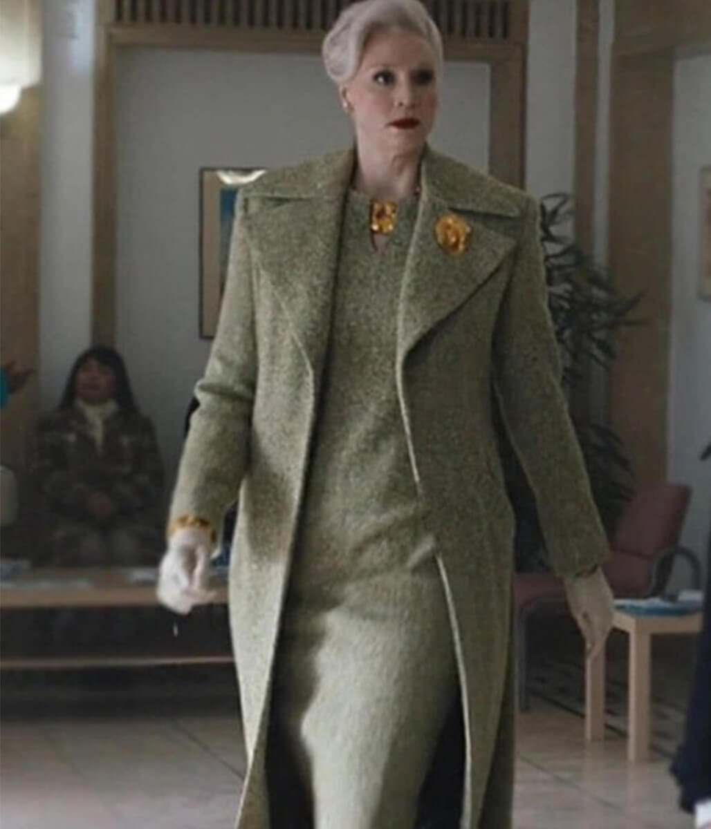 Larissa Weems Wednesday Wool Green Coat