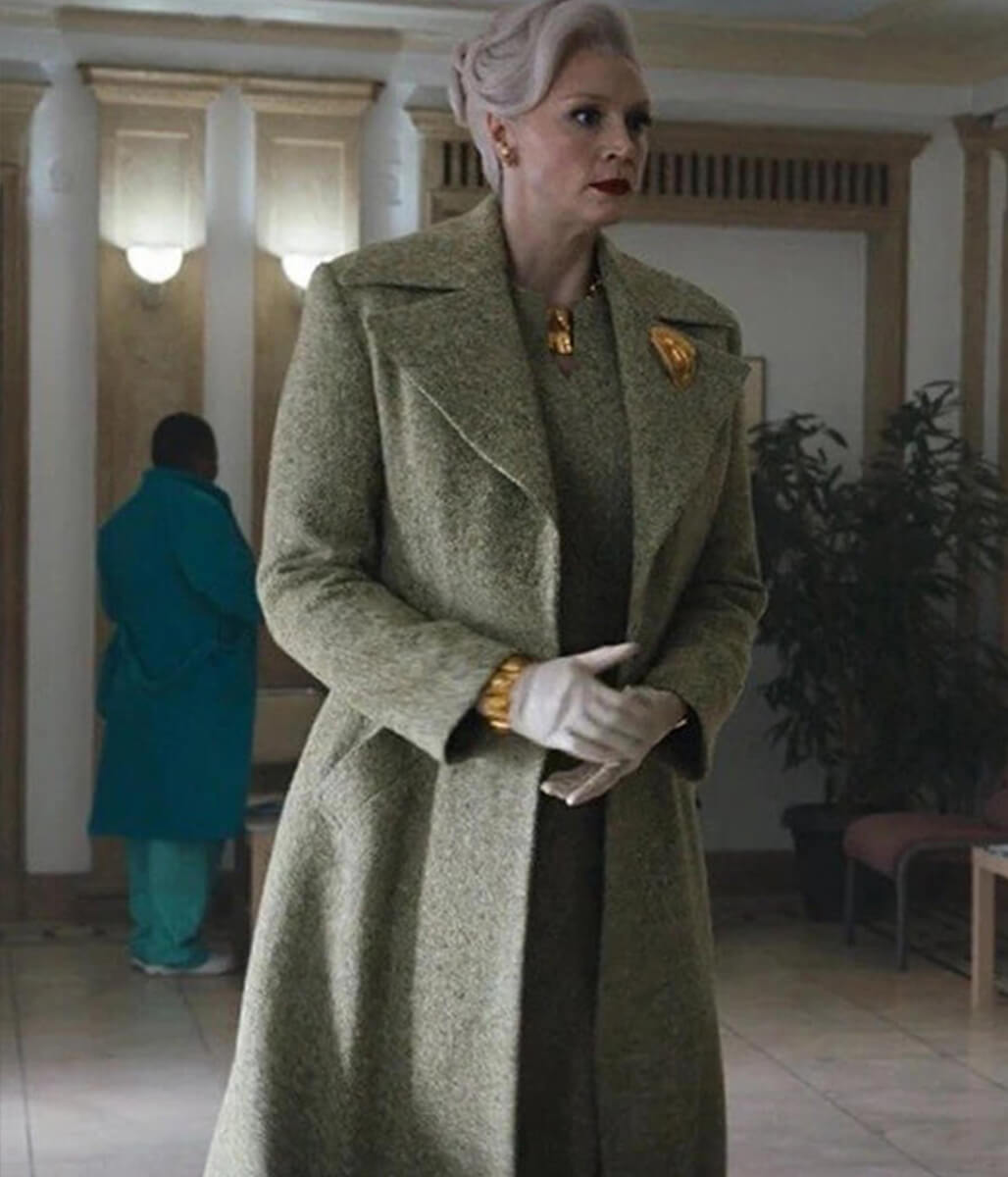 Larissa Weems Wednesday Wool Green Coat