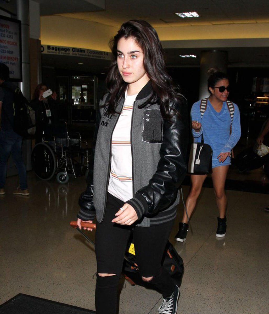 Lauren Jauregui Black Varsity Jacket