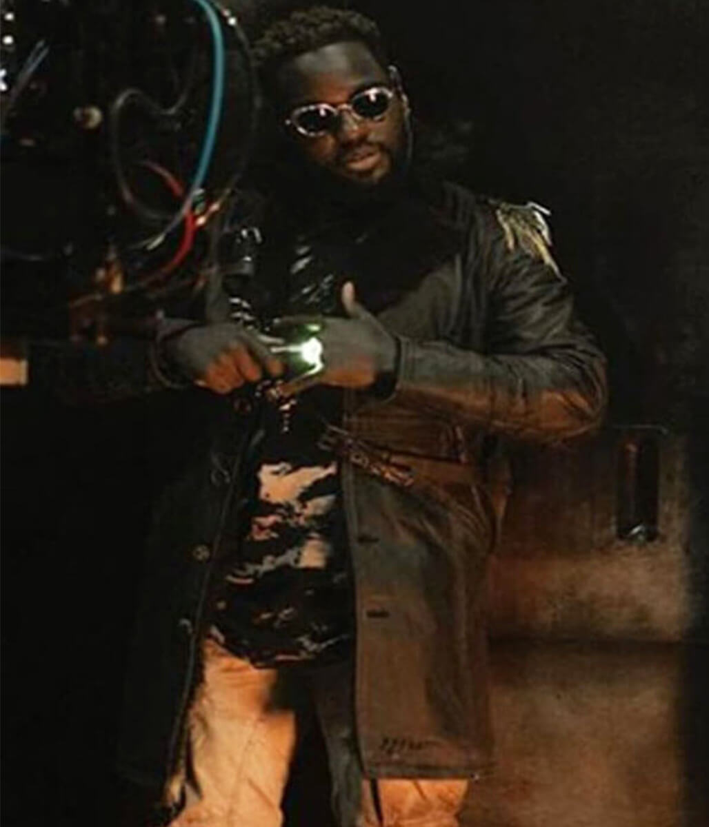 Leighton Vance Dark Matter S02 Black Leather Coat