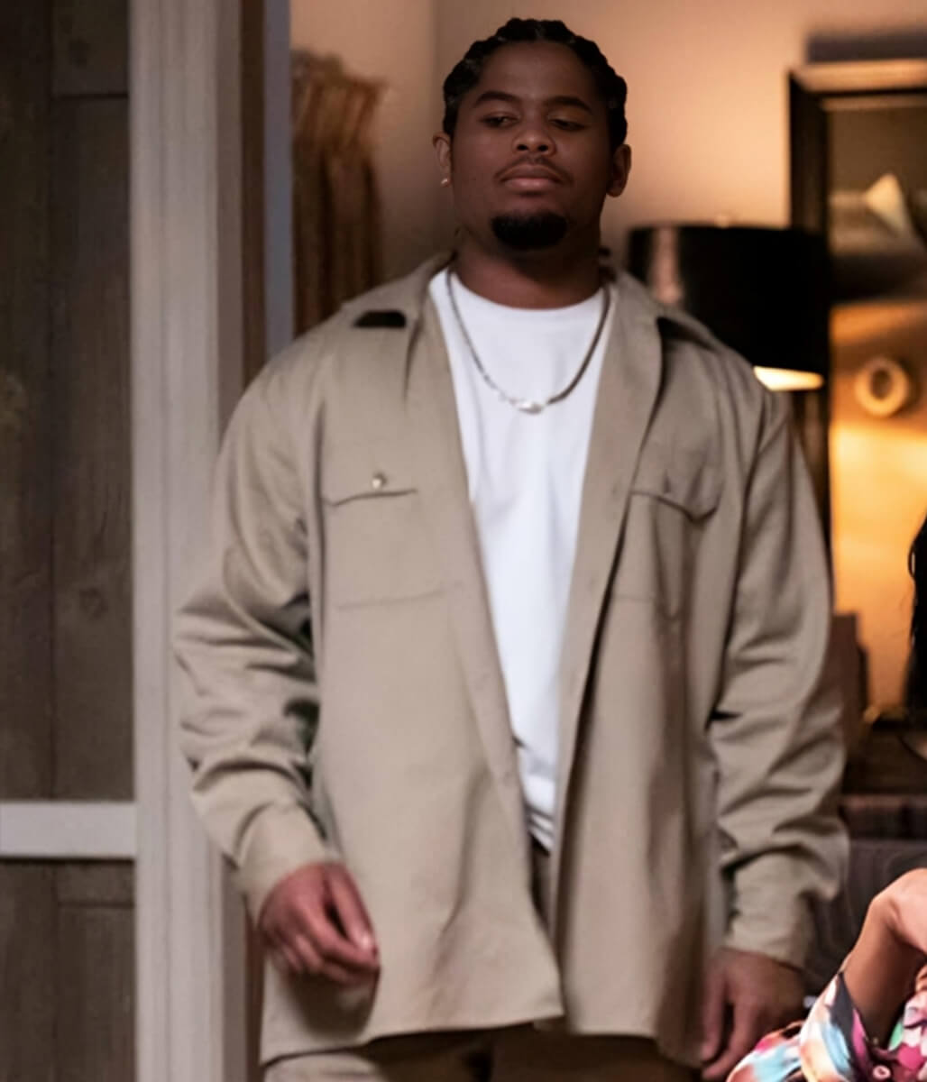 Leon Simmons Snowfall Beige Cotton Jacket