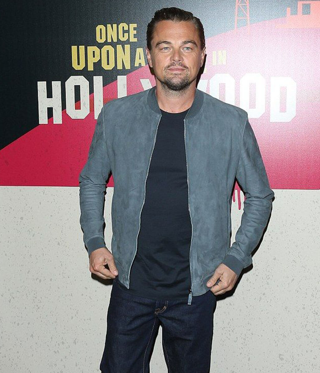 Leonardo DiCaprio Grey Suede Jacket