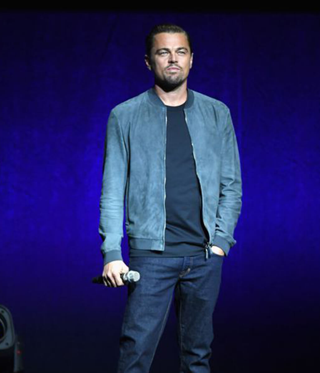 Leonardo DiCaprio Grey Suede Jacket