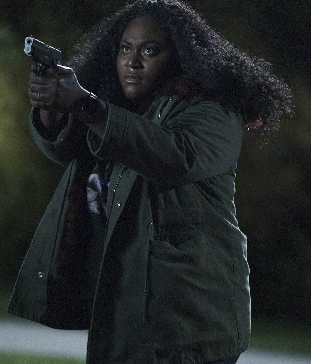 Leota Adebayo Peacemaker Green Cotton Jacket