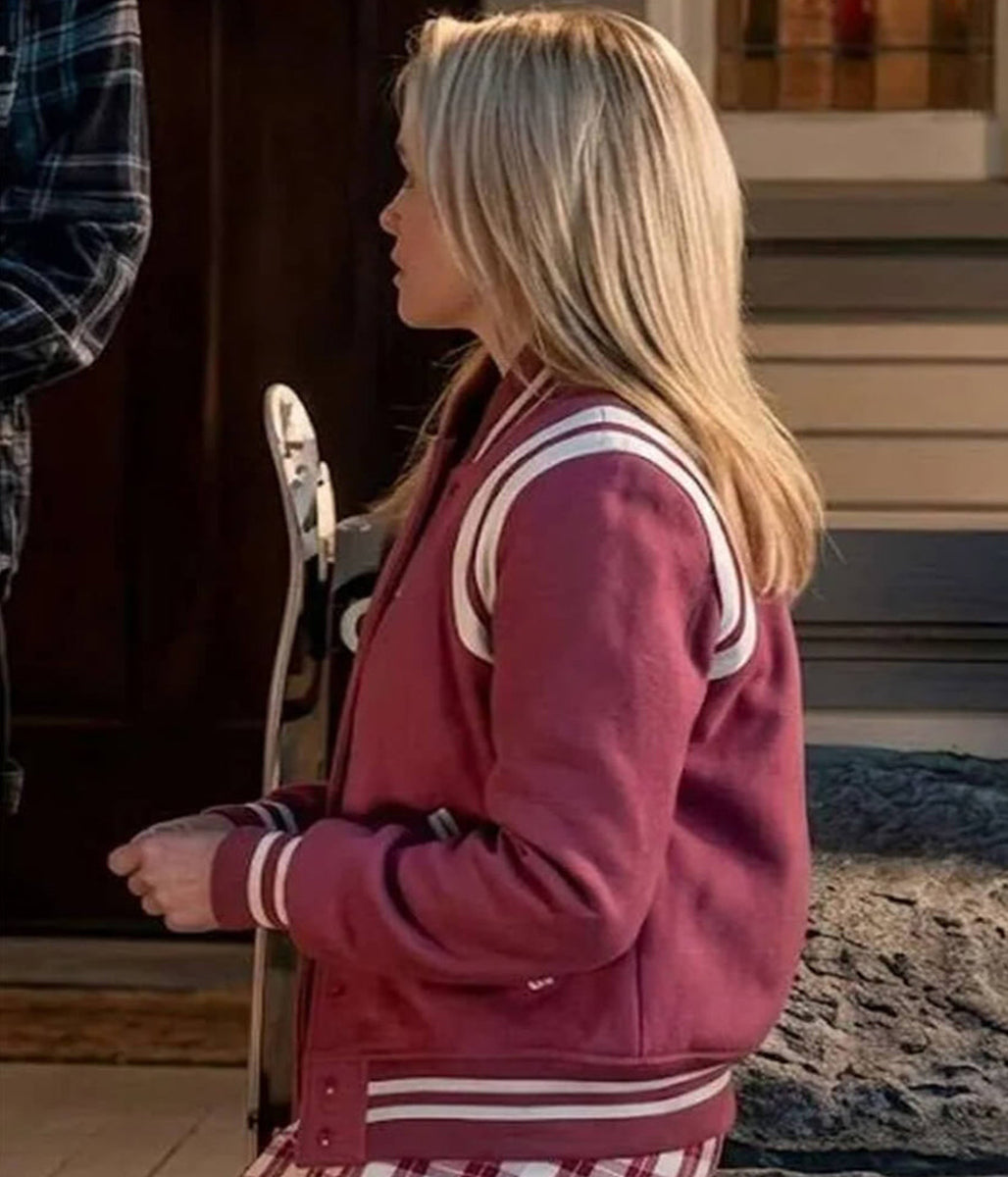 Lexi Minetree Elle 2026 Elle Woods Pink Varsity Jacket