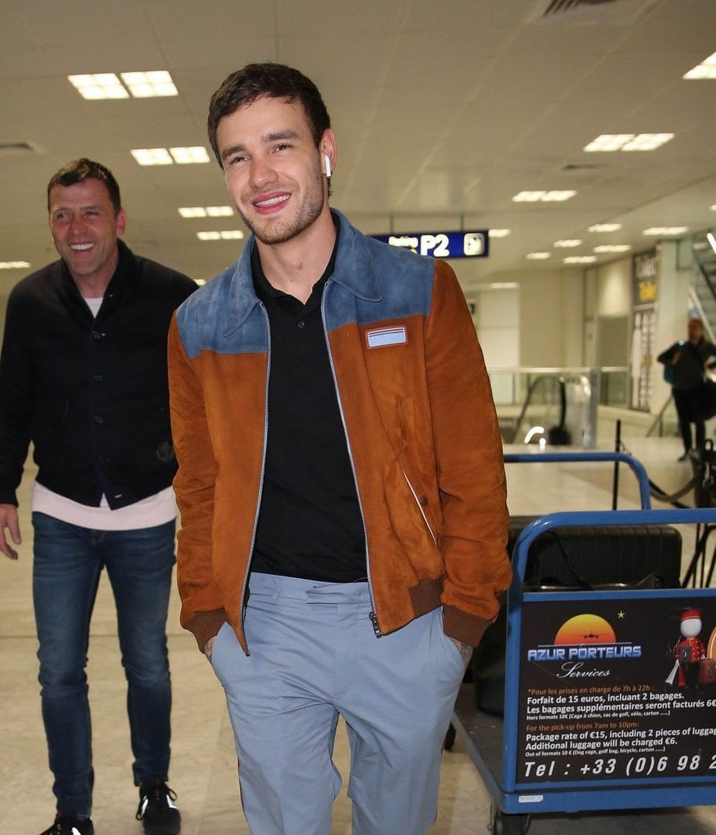 Liam Payne Brown Suede Jacket