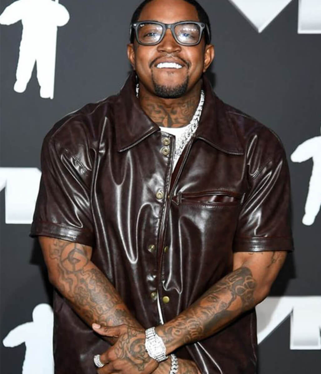 Lil Scrappy Brown Leather Jacket