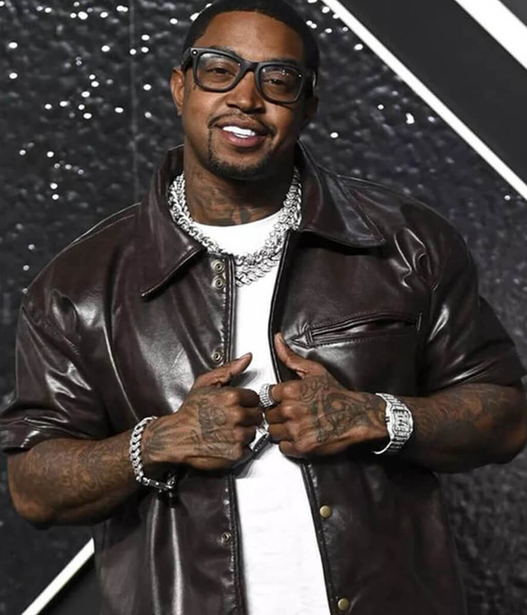 Lil Scrappy Brown Leather Jacket