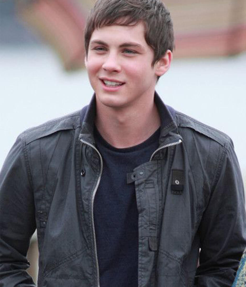 Logan Lerman Sea of Monsters Black Cotton Jacket