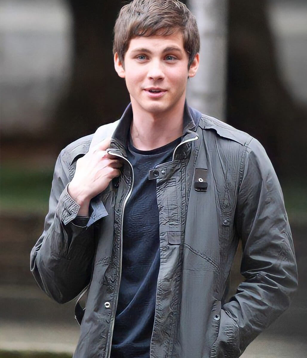 Logan Lerman Sea of Monsters Black Cotton Jacket