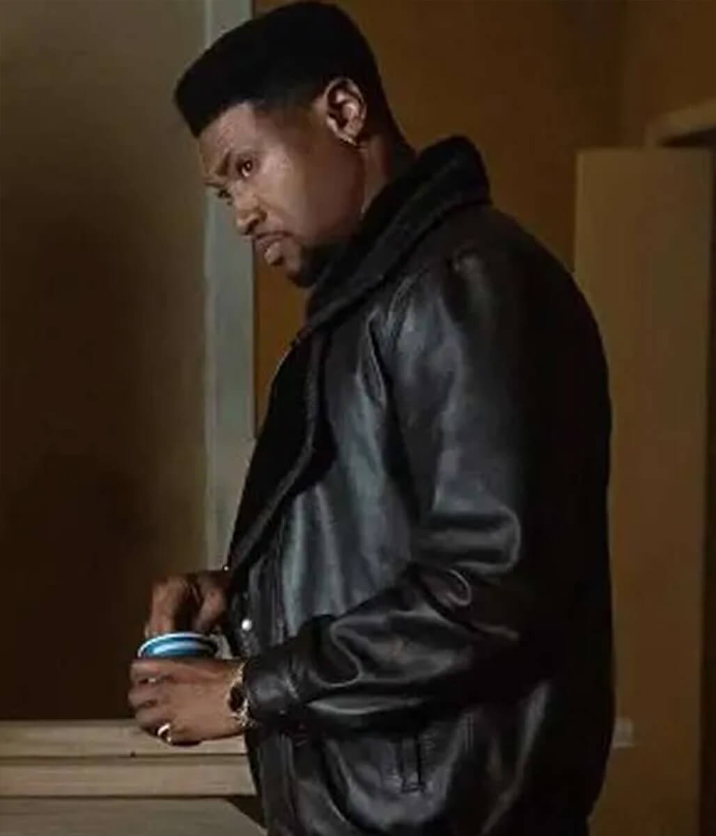 London Brown Power Book III Black Leather Jacket