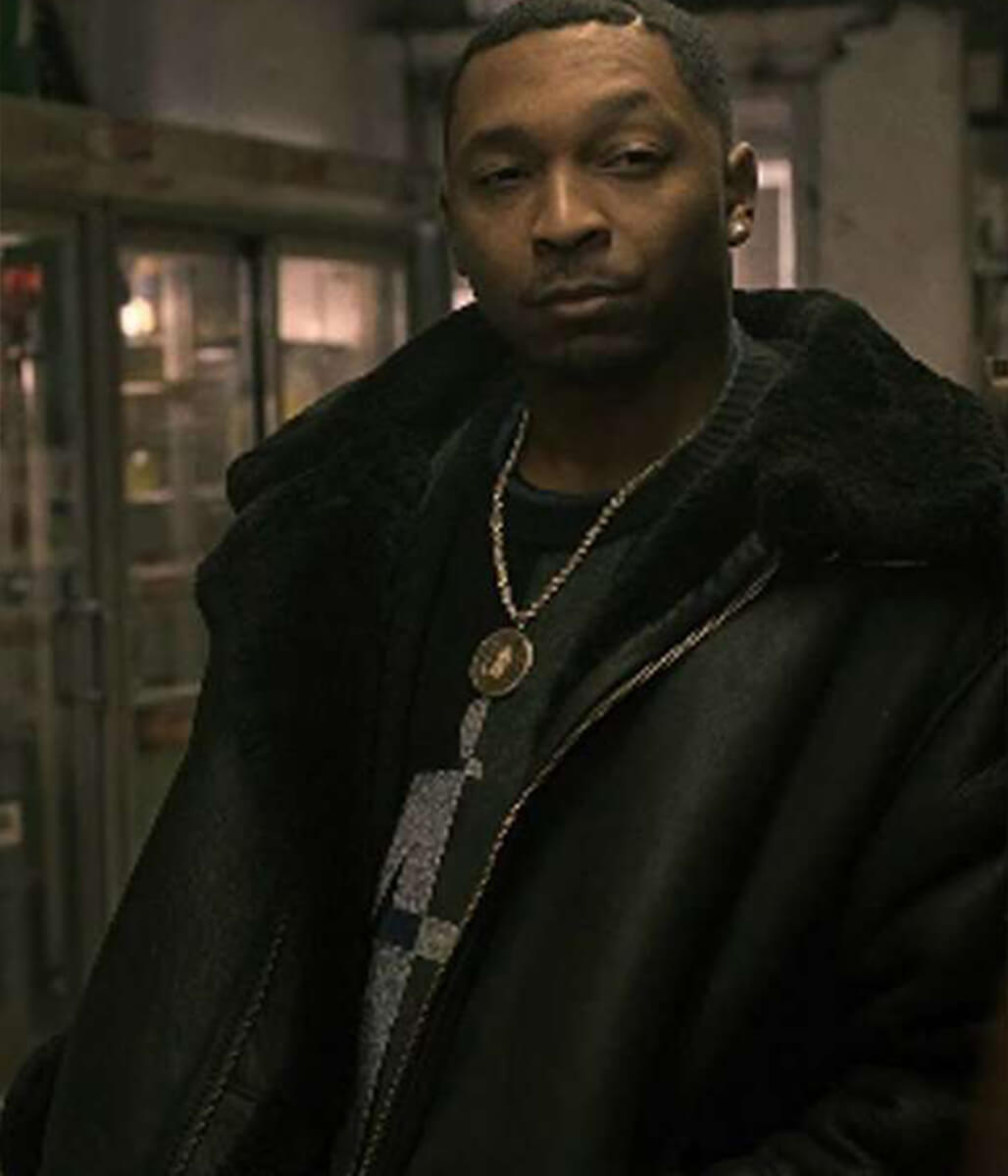 Lou-Lou Power Book III Black Leather Shearling Jacket