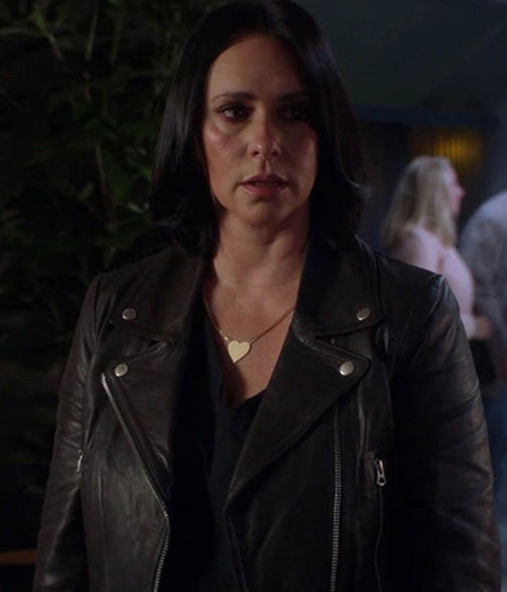 Maddie Kendall 9-1-1 Black Leather Jacket
