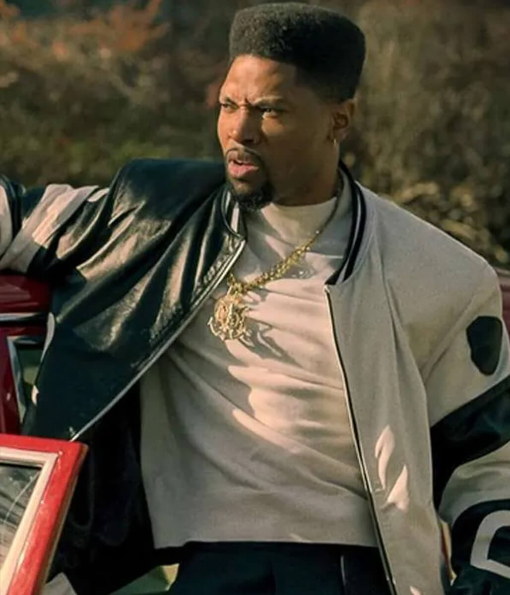 Marvin Power Book III Black & White Leather Jacket