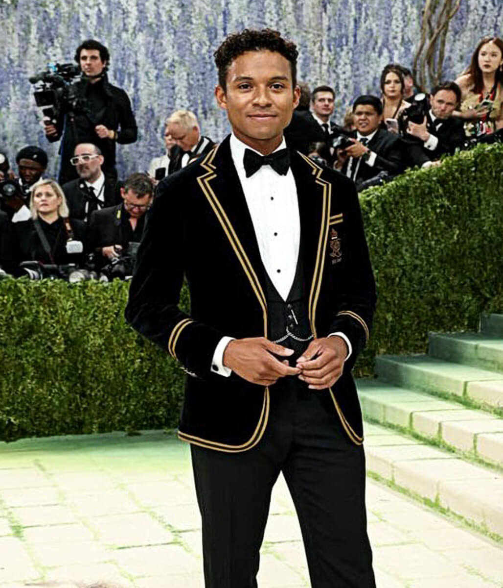 Met Gala 2026 Jaafar Jackson Black Velvet Blazer