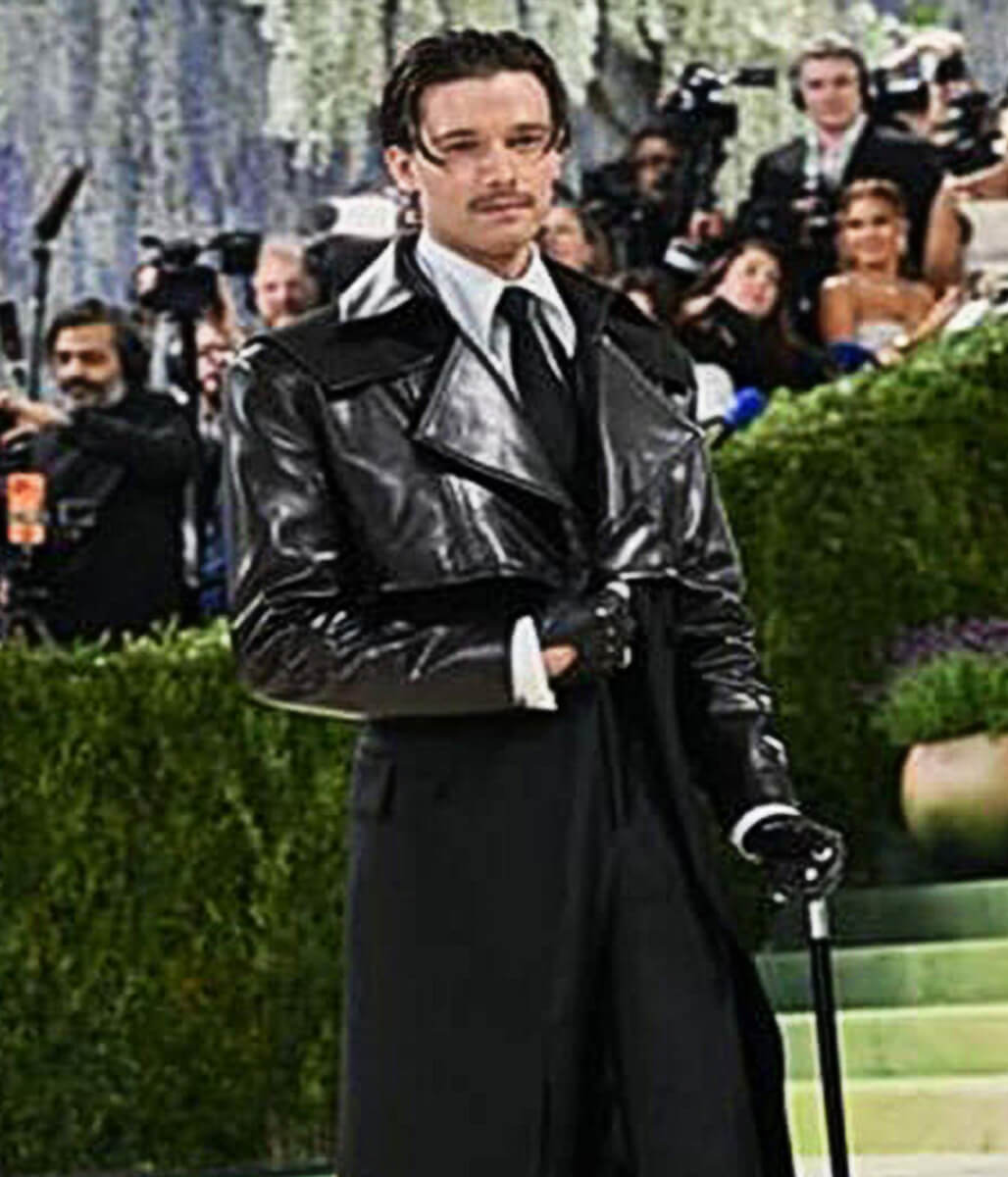 Met Gala 2026 Patrick Schwarzenegger Black Crop Jacket