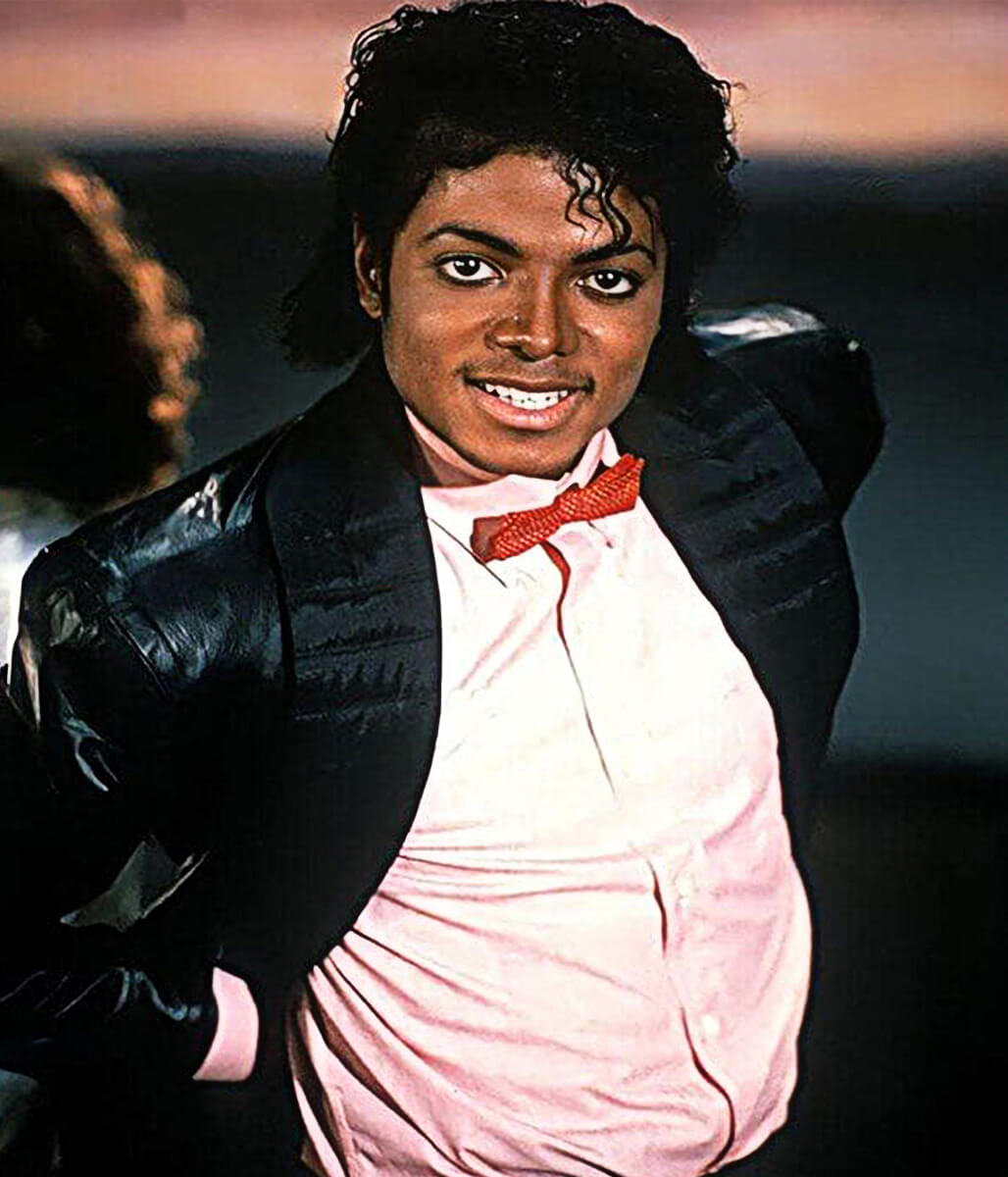 Michael Jackson Billie Jean Black Leather Blazer