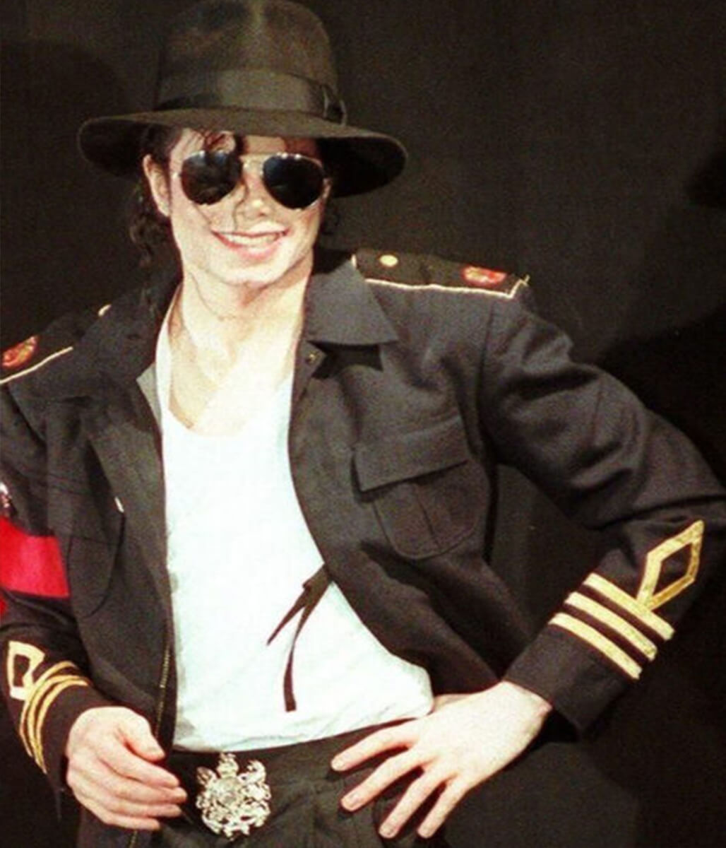 Michael Jackson Black Cotton Jacket