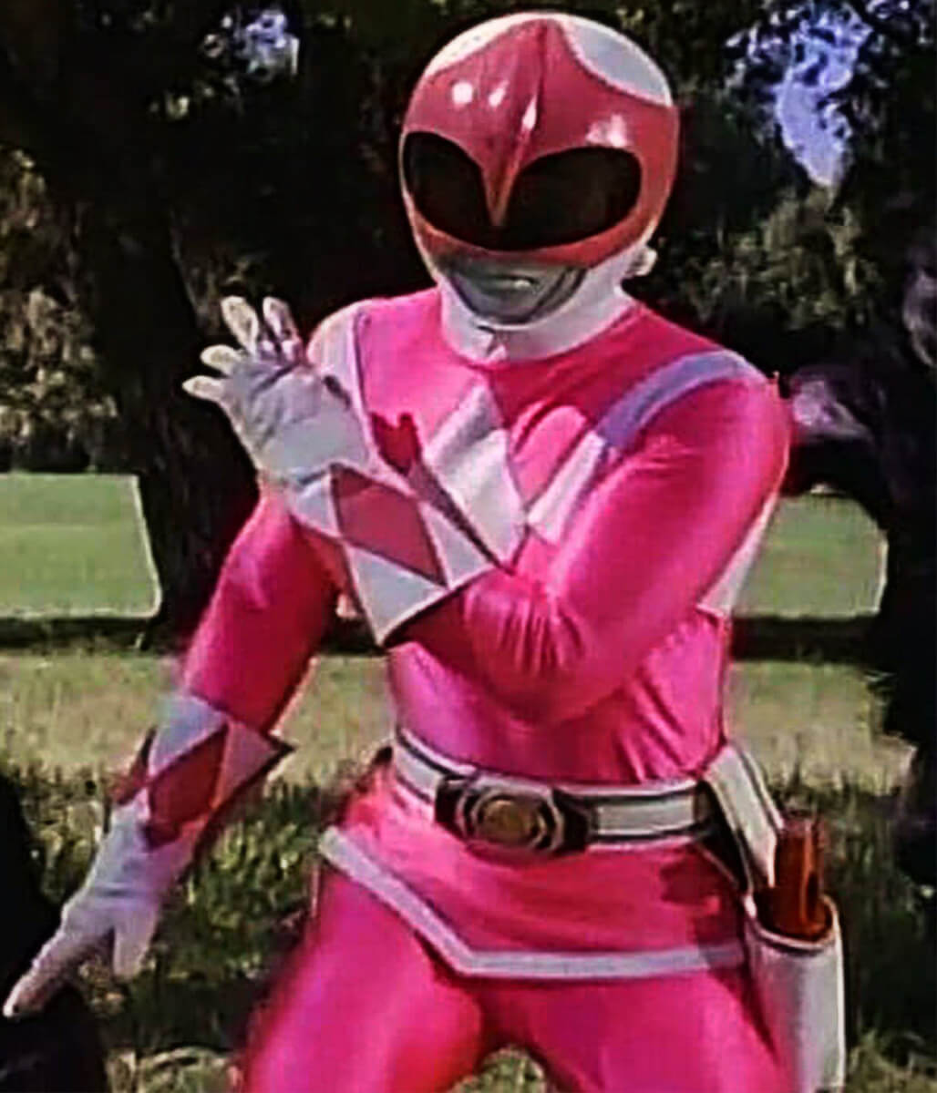 MMPR Once & Always The Pink Ranger Leather Jacket