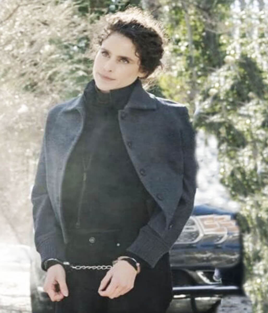Mona Azar CIA Season 01 Grey Wool Jacket