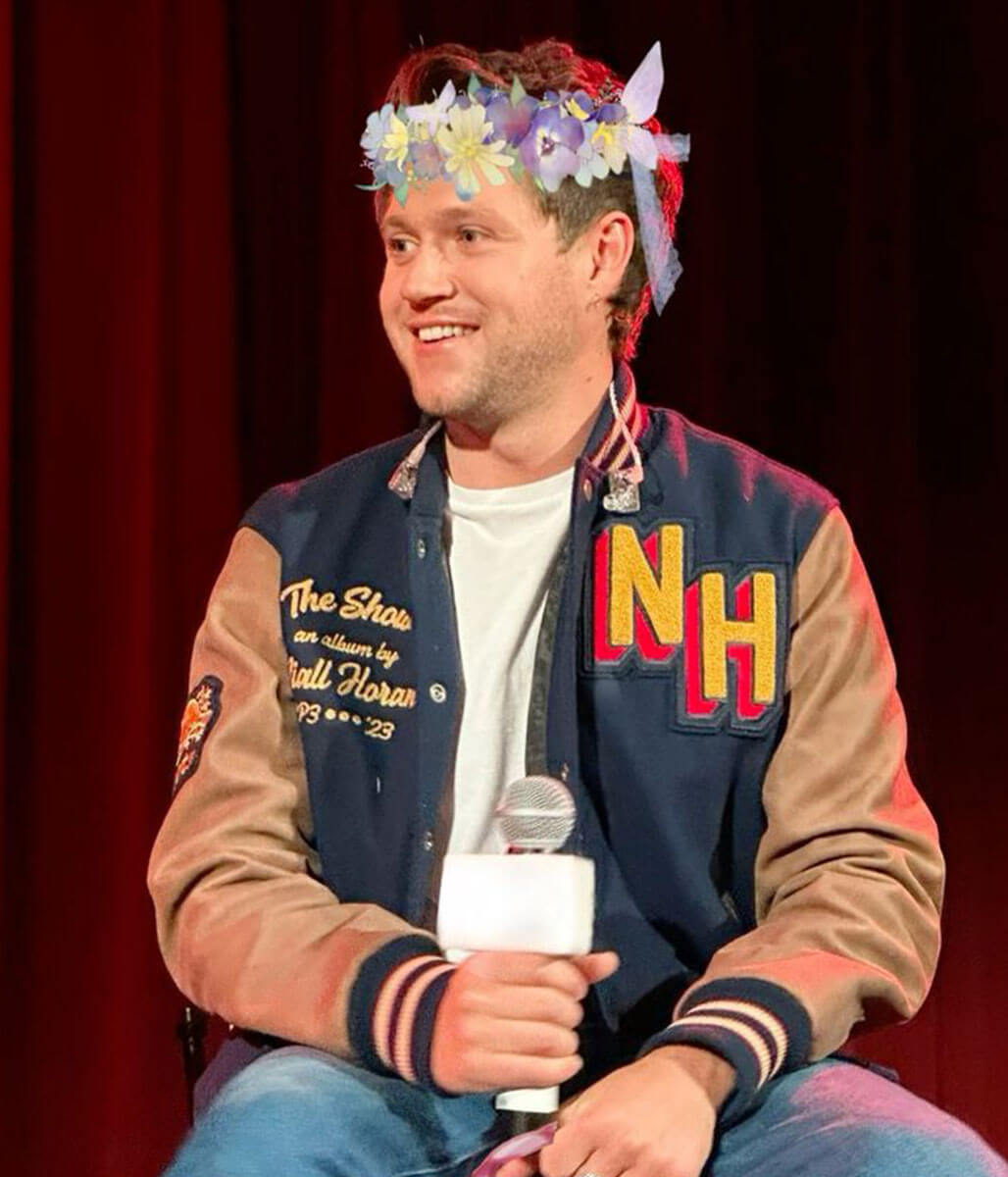 Niall Horan Blue & Brown Jacket