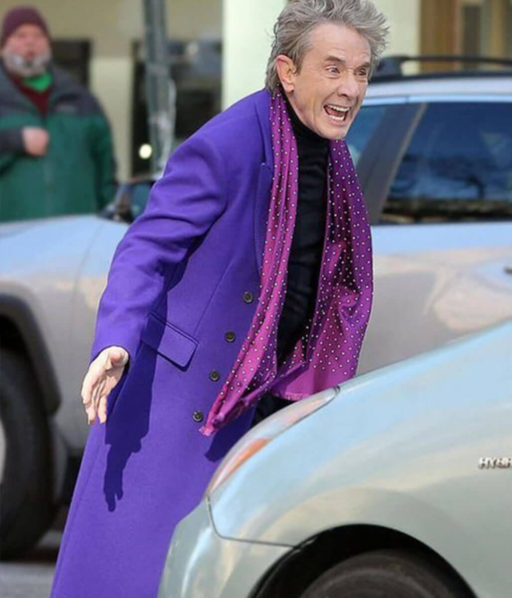 Oliver Putnam Only Murders in the Building Purple Coat