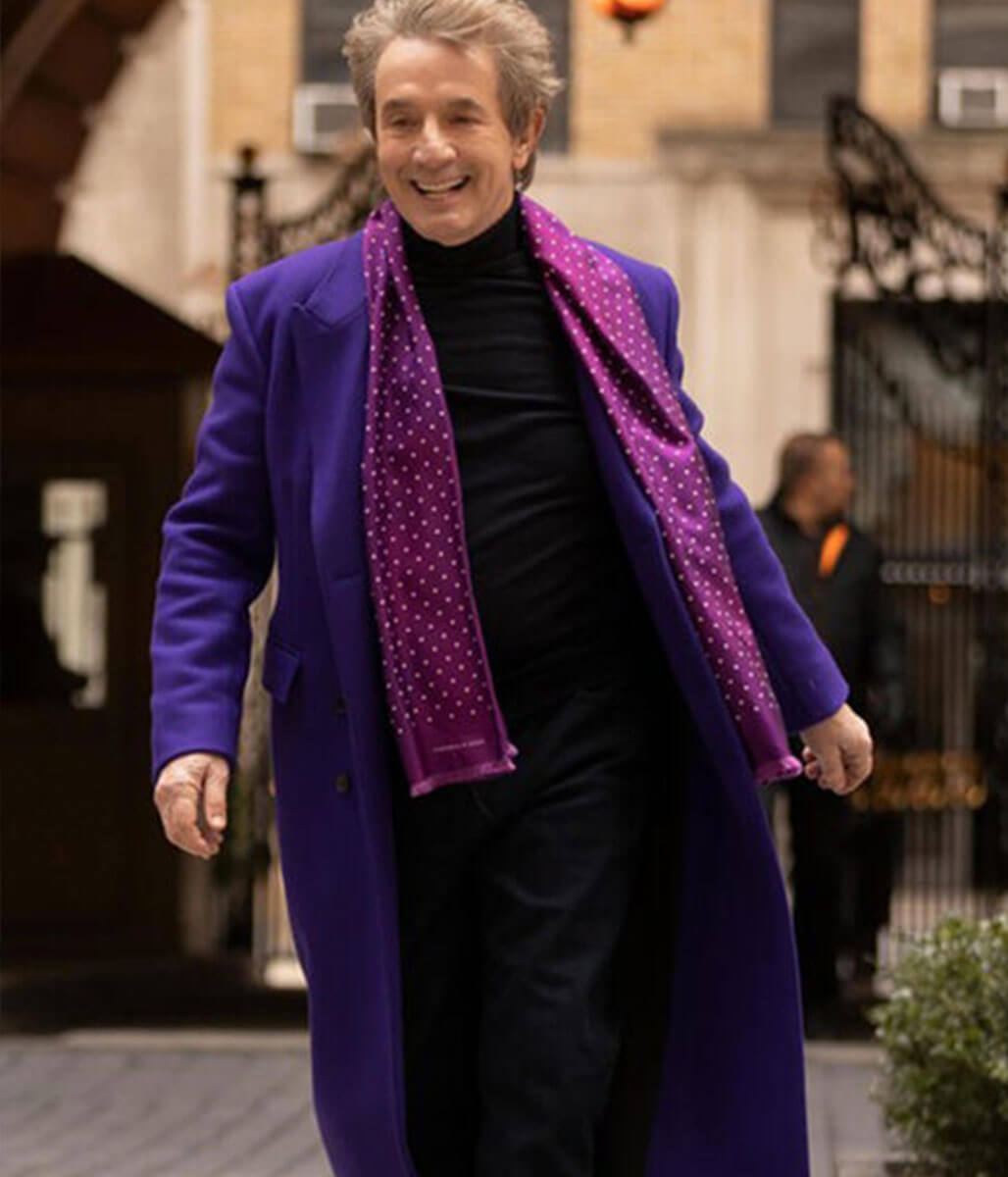 Oliver Putnam Only Murders in the Building Purple Coat