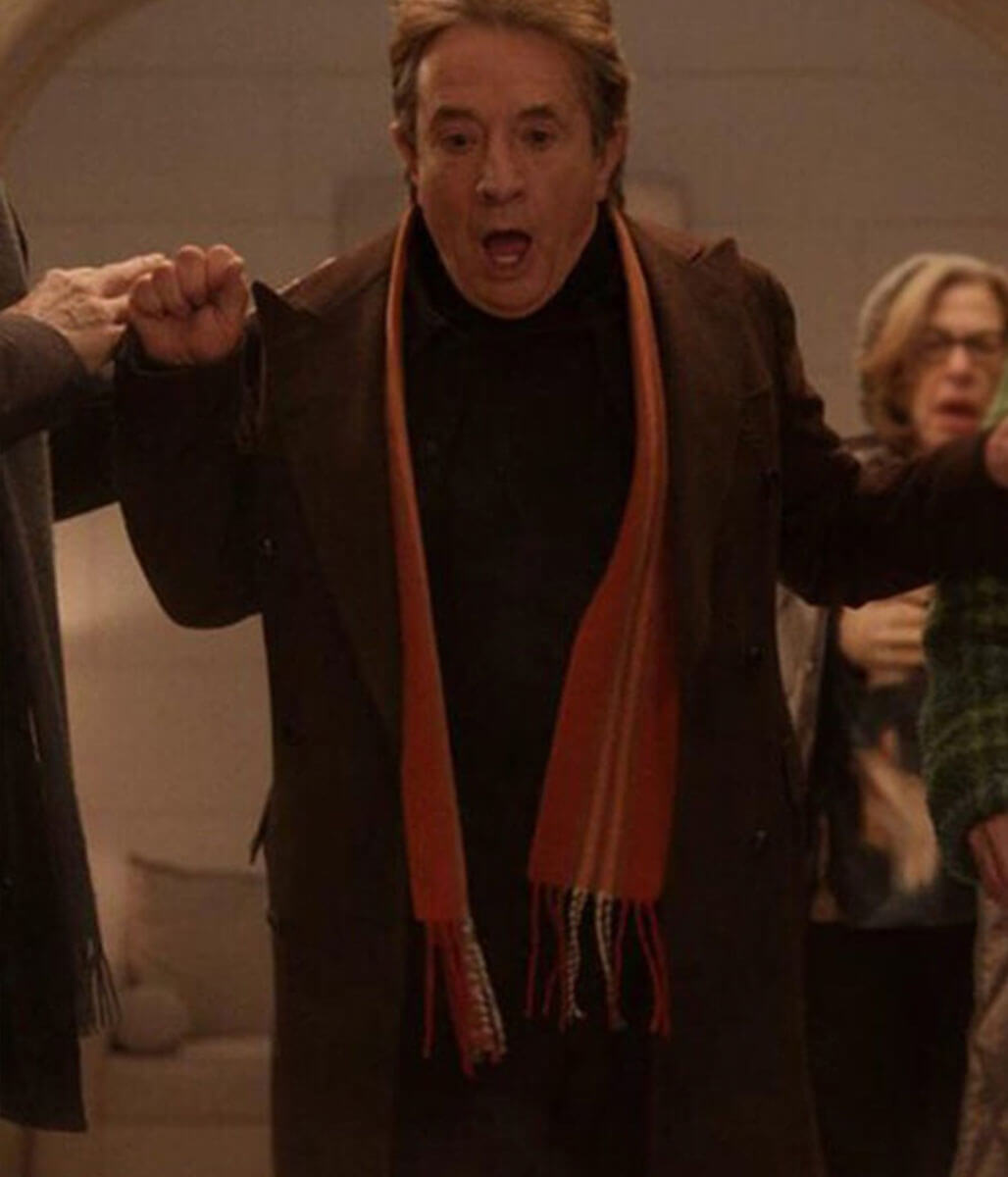 Oliver Putnam Only Murders in the Building S03 Brown Coat