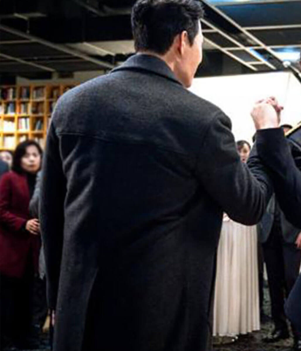 Park Sung Woong Rugal Black Wool Coat